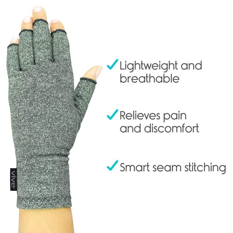 Arthritis Gloves - Carpal Tunnel Treatment Fingerless